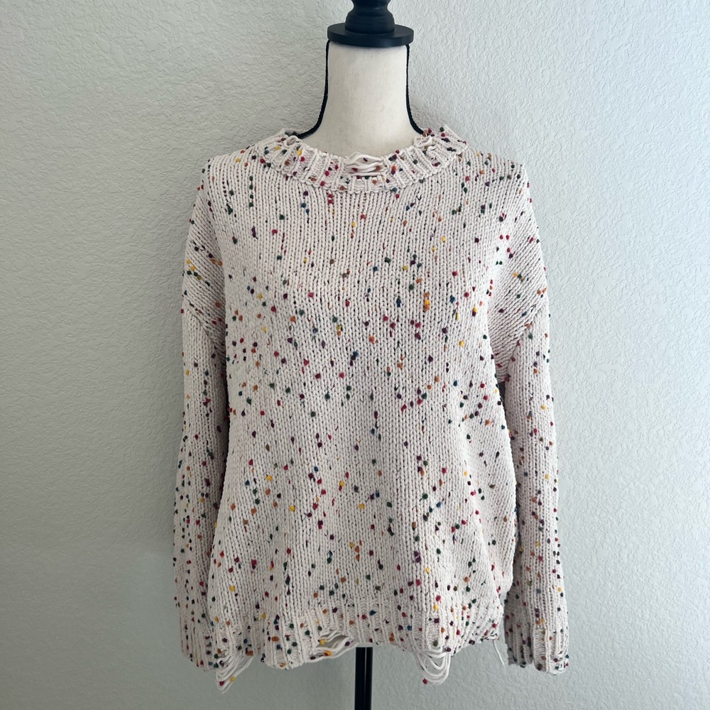 Entro Confetti Cream Sweater